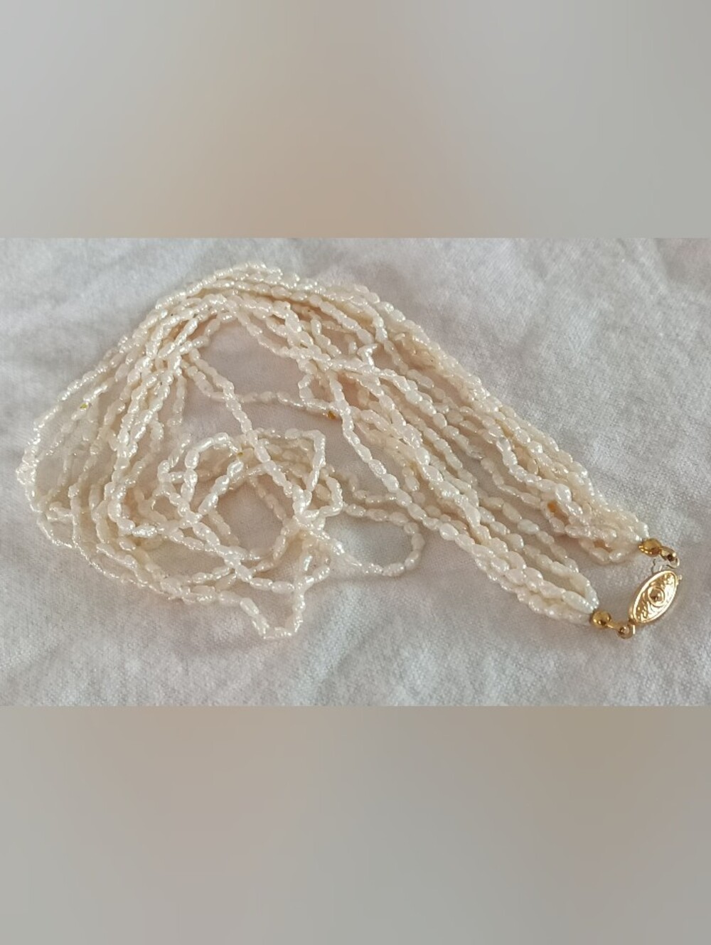 Classic Ivory Pearl Bead Necklace - Elegant Women Jewelry